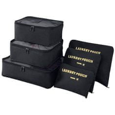 Netscroll Cestovné tašky na organizáciu v kufri a batohu (6 kusov), PackingBags