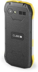 CUBE1 X200 odolný tlačidlový telefón, Yelow