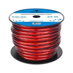 Cabletech Kábel do auta 2Ga OD12mm červený KAB0711A