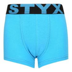 Styx Detské boxerky športová guma svetlo modré (GJ1169) - veľkosť 4-5 let