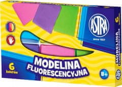 Astra Modelovacia hlina pre deti fluorescenčná 6 farieb