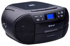 Denver TDC-280B Boombox s FM/DAB+ rádiom, CD, USB a casetovým prehrávačom