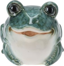 Koopman Porcelánová figúrka dekoratívna žaba 12 x 7 x 9 cm