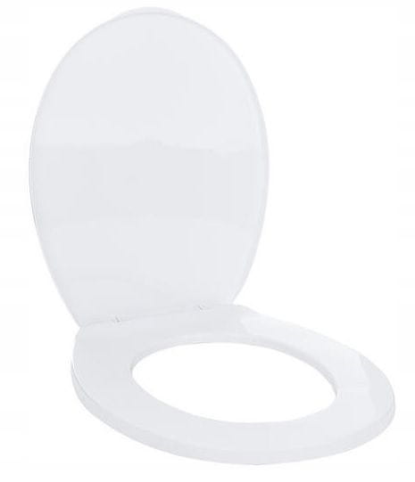 BISK Toaletné sedadlo biele univerzálne Formic