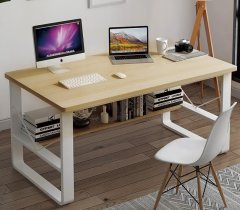 VerDesign NARUTO písací stôl, biela/javor