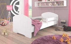 nabbi Detská posteľ s matracom Playa B 80x160 cm - biela