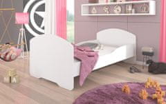 nabbi Detská posteľ s matracom Playa 80x160 cm - biela