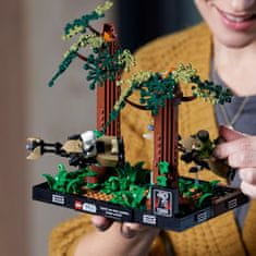 LEGO Star Wars 75353 Naháňačka spídrov na planéte Endor – dioráma