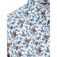 Dstreet Pánska košeľa s krátkym rukávom I023 biela kx1011 XL