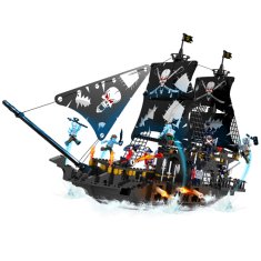 Cogo stavebnica Piráti - Velká pirátská loď kompatibilná 807 dielov