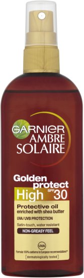 Garnier Ambre Solaire Opaľovacie mlieko SPF30, sprej 200 ml