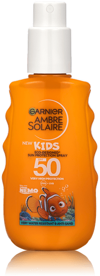 Garnier Ambre Solaire Nemo detský ochranný sprej SPF50+, 150 ml