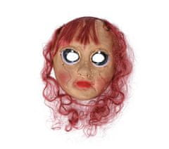 Guirca Maska Pokazená bábika s vlasmi