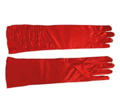 Guirca Dámske rukavičky červené 45cm