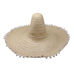 Guirca Mexický klobúk slamený 60cm