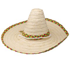 Guirca Mexický klobúk slamený 50cm