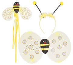 Guirca Sada doplnkov k detskému kostýmu Včielky 3ks