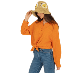 Och Bella Dámska košeľa oversize Etta OCH BELLA oranžová TW-KS-BI-26698.50_398229 XL