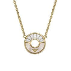 Emporio Armani Luxusný bronzový náhrdelník EG3557710