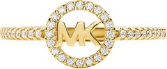 Michael Kors Luxusné pozlátený prsteň so zirkónmi MKC1250AN710 (Obvod 57 mm)