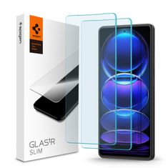 Spigen Glass tR Slim 2 Pack - Xiaomi Redmi Note 12 Pro 5G/Redmi Note 12 Pro+ 5G/POCO X5 Pro 5G