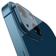 Spigen tR Optik 2 Pack, blue - iPhone 13/13 mini