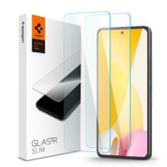Spigen Glass Slim 2 Pack, Xiaomi 12 Lite