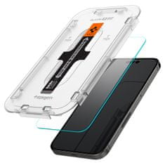 Spigen Glass tR EZ Fit 2 Pack, Transparency Sensor Protection - iPhone 14 Pro