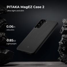 Pitaka MagEZ case, black/grey, Galaxy S22
