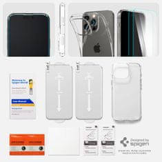 Spigen Crystal Pack, crystal clear, iPhone 14 Pro