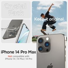 Spigen Crystal Pack, crystal clear, iPhone 14 Pro Max