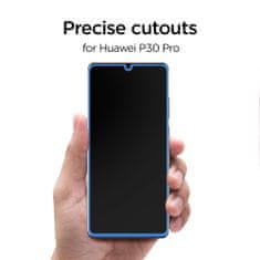 Spigen Glas.tR Curved, black - Huawei P30 Pro