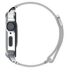 Spigen Metal Fit Pro, silver, Apple Watch 8/7 45mm