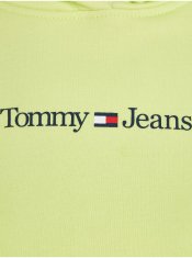 Tommy Jeans Žltá dámska mikina Tommy Jeans Serif Linear XL
