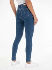 Tommy Jeans Skinny fit pre ženy Tommy Jeans - modrá 32/28