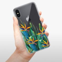 iSaprio Silikónové puzdro - Exotic Flowers pre Apple iPhone X