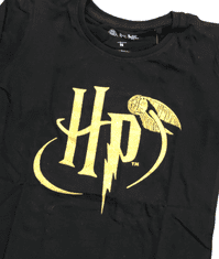 Eplusm Dievčenské tričko s dlhým rukávom Harry Potter Čierna 164 / 12–14 rokov