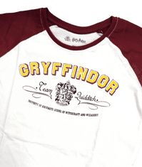 Eplusm Dievčenské tričko s dlhým rukávom Harry Potter 134 / 8–9 rokov Biela
