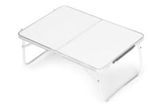 ModernHome HTA40B WHITE Turistický malý skladací stolík 60 x 40 cm biely