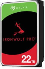 Seagate IronWolf Pro, 3,5" - 22TB (ST22000NT001)