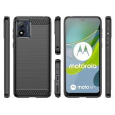 MG Carbon kryt na Motorola Moto E13, čierny