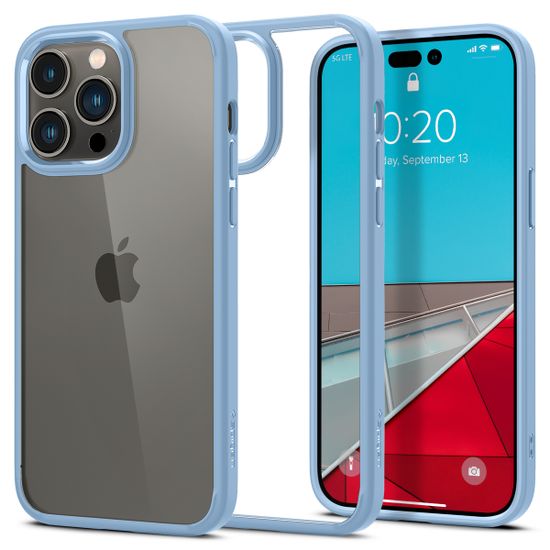 Spigen Ultra Hybrid, sierra blue, iPhone 14 Pro