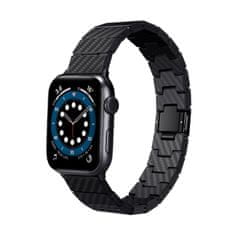 Pitaka Carbon fiber strap, black, Apple Watch Ultra (49mm) 8/7 (45mm)/6/SE/5/4 (44mm)/3/2/1 (42mm)