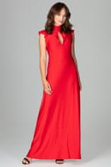 Lenitif Dámske spoločenské šaty Fuktigt K486 červená L