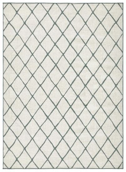 NORTHRUGS Kusový koberec Twin-Wendeteppiche 103117 grün creme – na von aj na doma