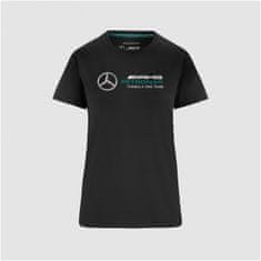 Mercedes-Benz tričko AMG Petronas F1 dámske černo-bielo-tyrkysovo-šedé L