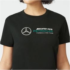 Mercedes-Benz tričko AMG Petronas F1 dámske černo-bielo-tyrkysovo-šedé L