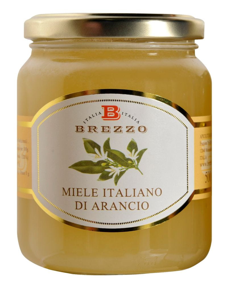 Brezzo Taliansky med z pomarančových kvetov, 500 g (Miele di Arancio)
