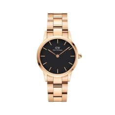 Daniel Wellington Dámske hodinky ICONIC LINK ROSE GOLD BLACK DW00100214