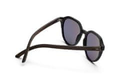 BeWooden Pánske drevené slnečné okuliare hranaté Ferguson čierna